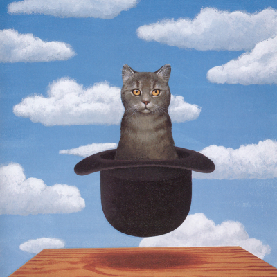 Rene Magritte - Cat in a Hat