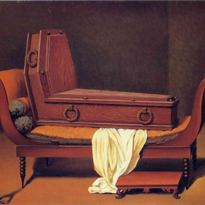Rene Magritte - Madame Recamier by David (1949)