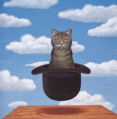 Rene Magritte - Cat in a Hat Rene Magritte - Cat in a Hat
